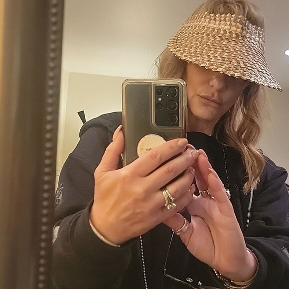 Beachgold Woven Visor One Size - Picture 5 of 5